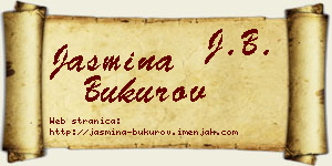 Jasmina Bukurov vizit kartica